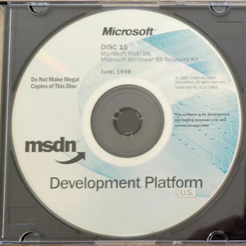 Vintage - Microsoft Plus 98 & Windows 98 Resource Kit, 1998